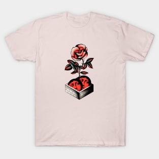 flower face tattoo T-Shirt